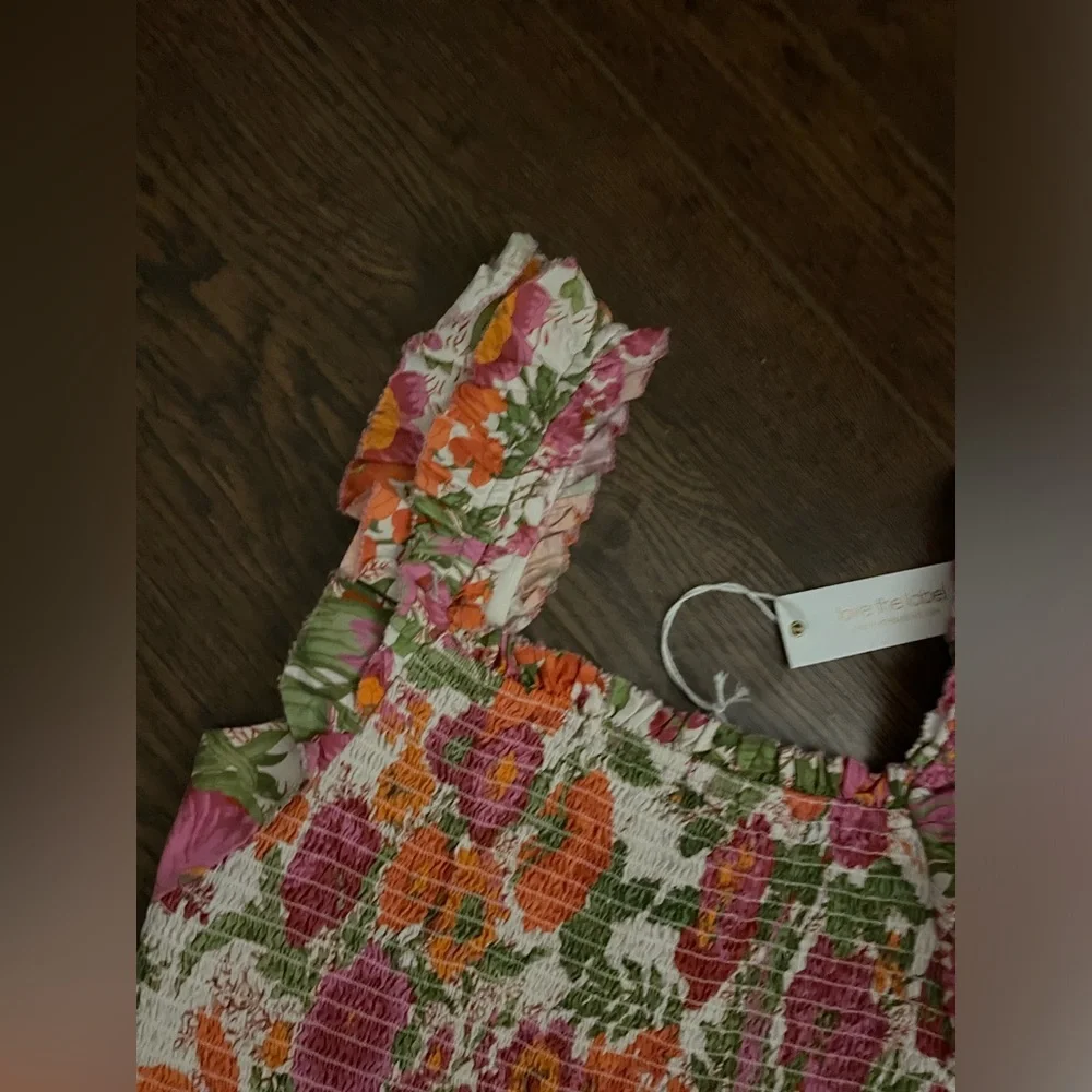 Floral Ruffle Smocked Top - Picture 11 of 13